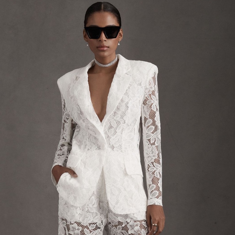 Ronny Kobo Kirsten Lace Blazer NWT